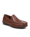Deer Stags Kids' Little And Big Boys Booster Driving Moc Style Dress Comfort Loafer In Brown