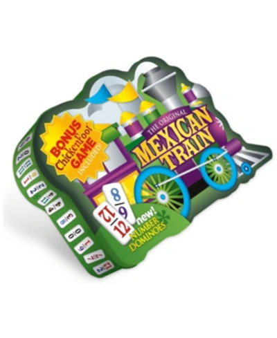 Puremco The Original Mexican Train Deluxe Double 12 Number Domino Set With Bonus Chickenfoot Game