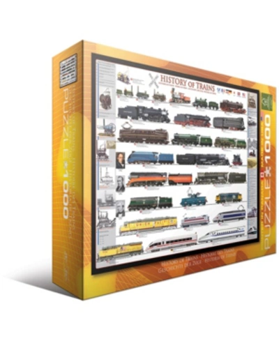 Eurographics History Of Trains - 1000 Piece Puzzle In No Color