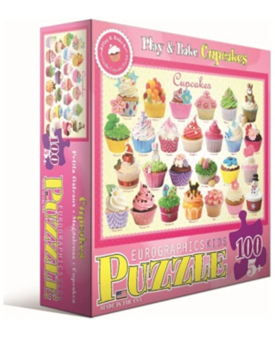 Eurographics Kids' Play And Bake Cupcakes - 100 Piece Puzzle In No Color