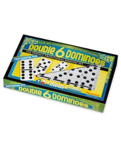 Puremco Double 6 Black Dot Dominoes - Professional Size In No Color