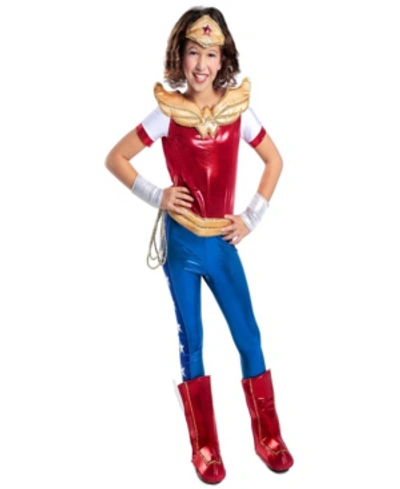 Buyseasons Kids' Dc Superhero Wonder Woman Deluxe Little And Big Girls Costume In Assorted