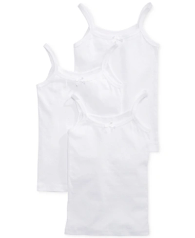 Maidenform Kids' 3-pack Camis, Little Girls & Big Girls In White