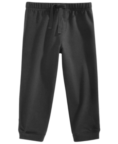 First Impressions Kids' Toddler Boys Knit Jogger, Created For Macy's In Deep Black