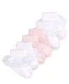 FIRST IMPRESSIONS BABY GIRLS LACE SOCKS, PACK OF 3, CREATED FOR MACY'S
