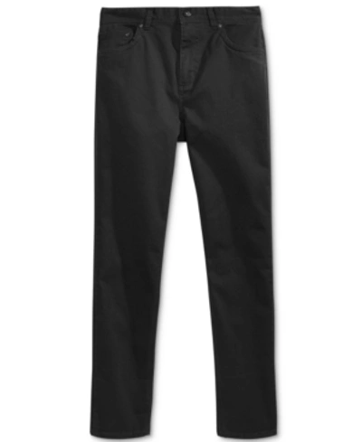 Ring Of Fire Kids' Big Boys Alexander Stretch Twill Pants In Charcoal