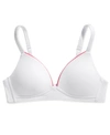 Maidenform Molded Wire-free Bra, Big Girls In White