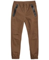 Ring Of Fire Big Boys Major Slim-fit Joggers, Created For Macy's In Light Khaki