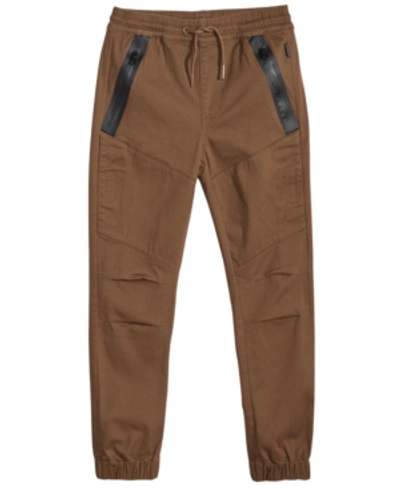 Ring Of Fire Kids' Big Boys Major Slim-fit Joggers, Created For Macy's In Light Khaki