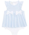 FIRST IMPRESSIONS BABY GIRLS STRIPED SUNSUIT, CREATED FOR MACY'S