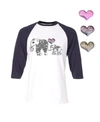 MI AMORE GIGI LITTLE AND BIG GIRLS INTERCHANGEABLE HEART 3D GRAPHIC ELEPHANT TOP