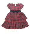 MI AMORE GIGI BIG GIRL HOLIDAY DRESS WITH ATTACHED SATIN BOW