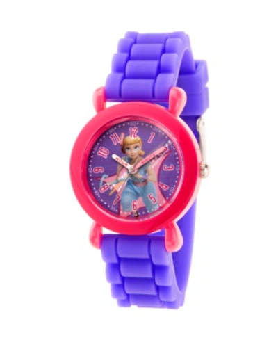 Ewatchfactory Kids' Girl's Disney Toy Story 4 Bo Peep Purple Plastic Time Teacher Strap Watch 32mm