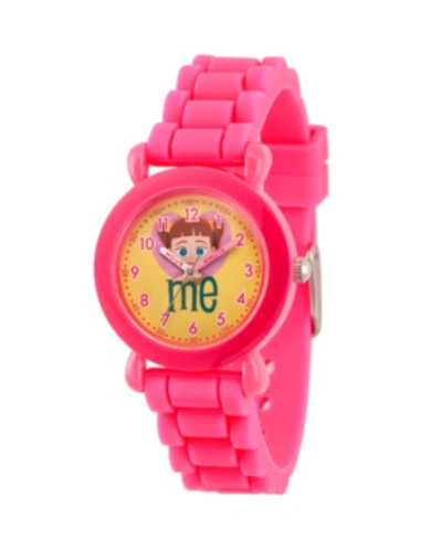 Ewatchfactory Kids' Girl's Disney Toy Story 4 Gabby Gabby Pink Plastic Time Teacher Strap Watch 32mm
