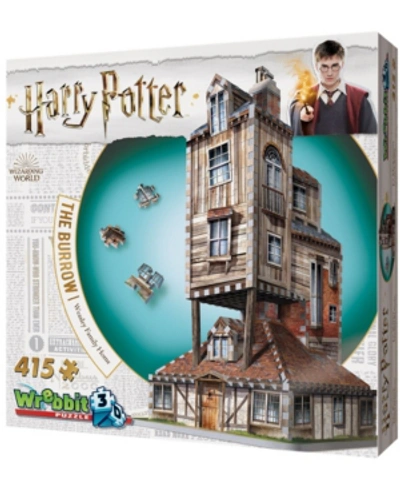 Wrebbit Harry Potter Collection - The Burrow - Weasley Family Home 3d Puzzle - 415 Piece In No Color