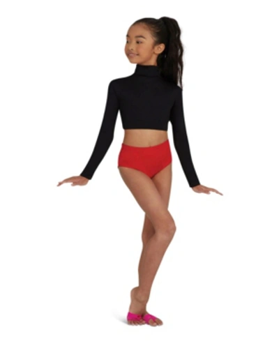 Capezio Kids' Big Girls Classic Stretch Dance Brief In Red