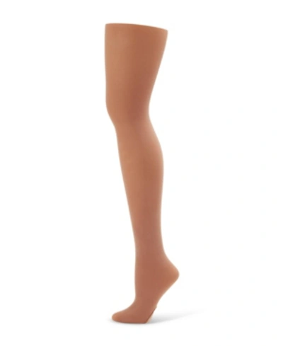 Capezio Kids' Little Girls Ultra Soft Transition Tight In Nude Or Na