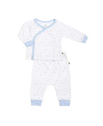 Snugabye Kids' Gertex  Dream Infant Boys Kimono Top And Pant Play & Sleep Set In Light Blue