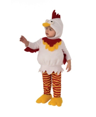Buyseasons Toddler Girls And Boys Chicken Deluxe Costume In White