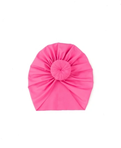 Sweet Peas Kids' Toddler Girls Swim Headwrap Turban In Neon Pink