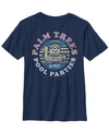 FIFTH SUN DESPICABLE ME BIG BOY'S MINIONS PALM TREES PARTIES SHORT SLEEVE T-SHIRT