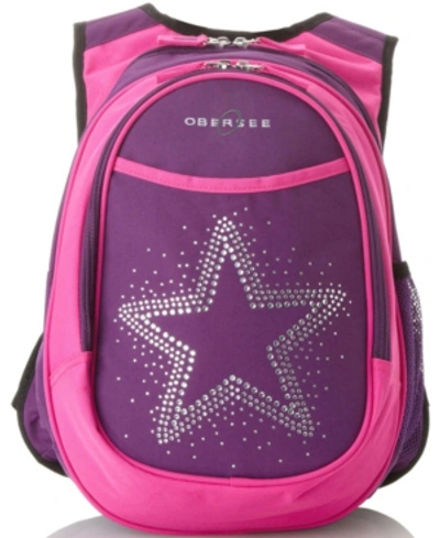 Obersee Kids' Backpack With Insulated Cooler In Pink