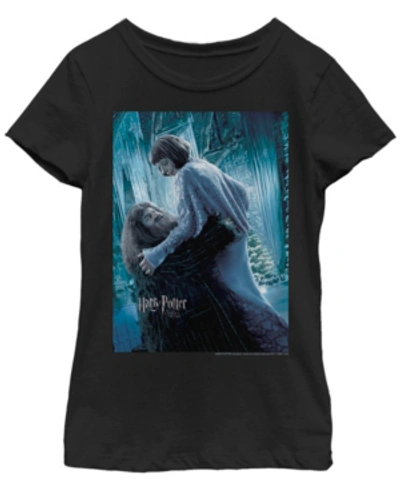 Fifth Sun Kids' Girl's Harry Potter Hagrid And Madame Maxim Character Poster Child T-shirt In Black
