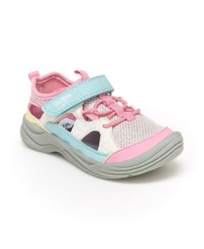 Osh Kosh Kids' B'gosh Little Girls Selene Bump Toe Sandal In Multi