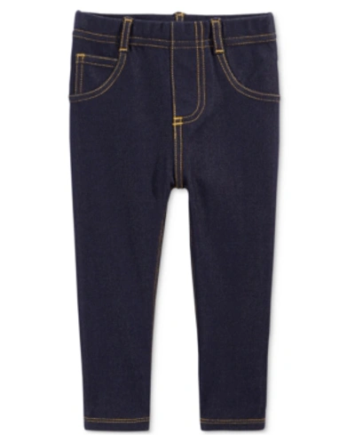 First Impressions Kids' Toddler Girls Denim Jeggings, Created For Macy's In Indigo