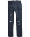 Ring Of Fire Distressed Denim Slim-fit Jeans, Big Boys (8-20), Created For Macy's In Medusa
