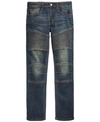 RING OF FIRE BIG BOYS SWERVE STRETCH MOTO JEANS, CREATED FOR MACY'S
