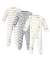 TOUCHED BY NATURE TOUCHED BY NATURE BABY GIRLS AND BOYS MR MOON SLEEP AND PLAY, PACK OF 3