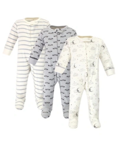 Touched By Nature Baby Girls And Boys Mr Moon Sleep And Play, Pack Of 3 In Multi