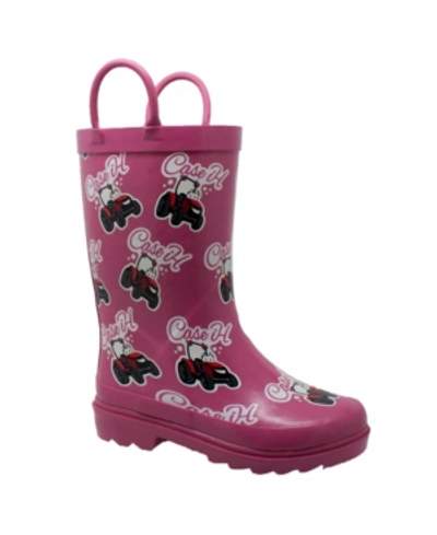 Case Ih Babies' Toddler Girls Big Rubber Boots In Pink