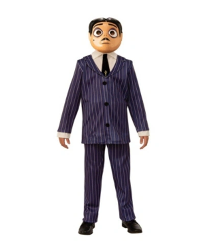 Buyseasons Kids'  Big Boy The Addams Family Gomez Child Costume In Blue