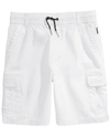RING OF FIRE BIG BOYS STRETCH TWILL CARGO SHORTS, CREATED FOR MACY'S