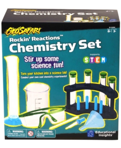 Educational Insights Geosafari Rockin' Reactions Chemistry Set In No Color