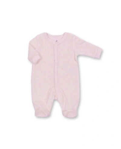 Snugabye Kids' Baby Girls Velour Sleeper In Pink