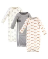 TOUCHED BY NATURE TOUCHED BY NATURE BABY BOYS AND GIRLS ZIPPER GOWNS