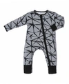 EARTH BABY OUTFITTERS BABY BOYS BAMBOO TRIANGLE 2 WAY ZIPPY COVERALL