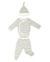 EARTH BABY OUTFITTERS BABY BOYS OR BABY GIRLS BODYSUIT, PANTS, AND HAT
