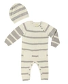 EARTH BABY OUTFITTERS BABY BOYS OR BABY GIRLS BAMBOO KNIT ROMPER
