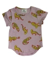 EARTH BABY OUTFITTERS BABY GIRLS ORGANIC COTTON LEOPARD T-SHIRTS