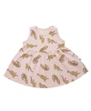 EARTH BABY OUTFITTERS TODDLER GIRLS ORGANIC COTTON LEOPARD DRESS