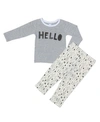 EARTH BABY OUTFITTERS BABY BOYS OR BABY HELLO PAJAMAS, 2 PIECE SET