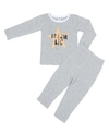 EARTH BABY OUTFITTERS TODDLER BOYS AND GIRLS BAMBOO LONG SLEEVE 2 PIECE DREAM BIG PAJAMAS SET