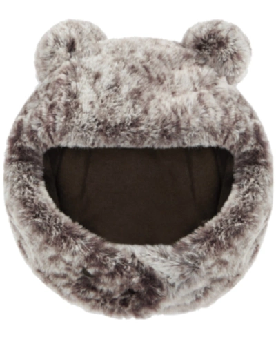 First Impressions Baby Boys Or Girls Gradient Pom Hat, Created For Macy's In Natural Fur