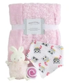 3 STORIES TRADING BABY GIRLS ROLY POLY BABY 5 PIECE GIFT SET