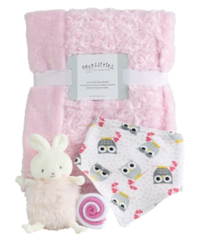 3 Stories Trading Kids' Baby Girls Roly Poly Baby 5 Piece Gift Set In Pink