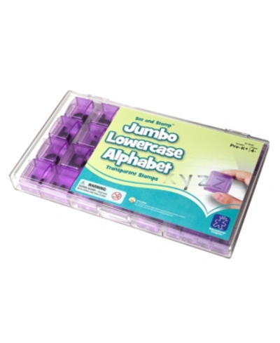 Educational Insights See And Stamp - Transparent Jumbo Lowercase Alphabet Stamps In No Color